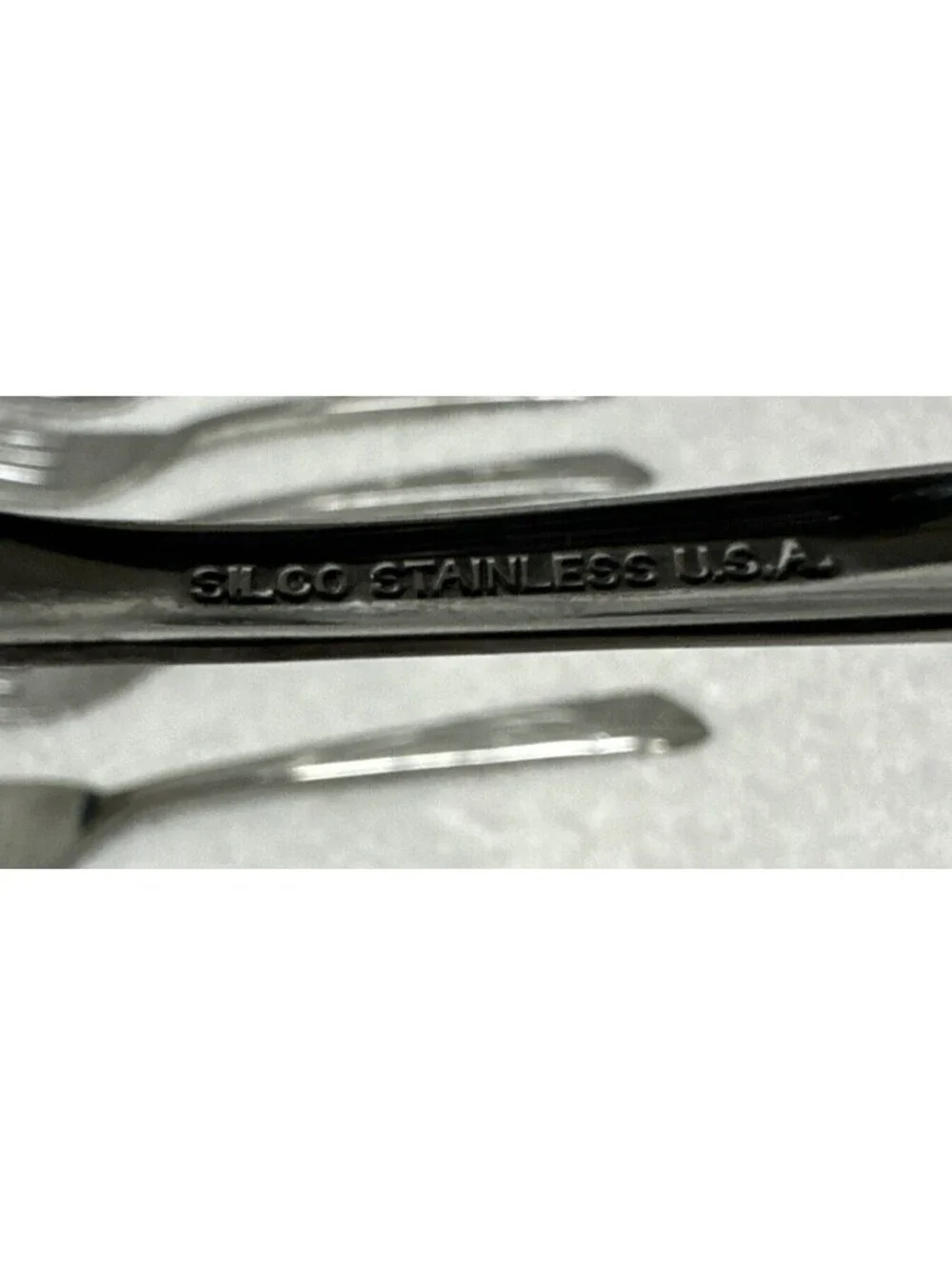 Silco Stainless Flatware Silverware Six Salad/dessert Forks Wheat Pattern